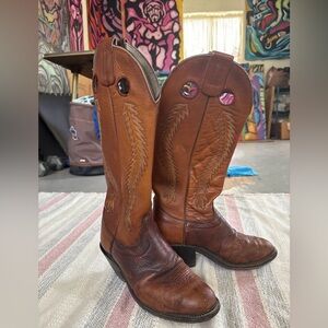 Olathe Boot Company Tall Cowboy Boots Men’s 8